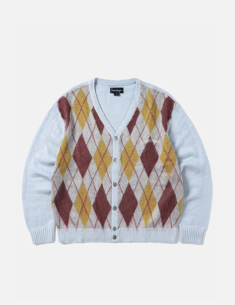 Thisisneverthat Argyle Cardigan - Blau