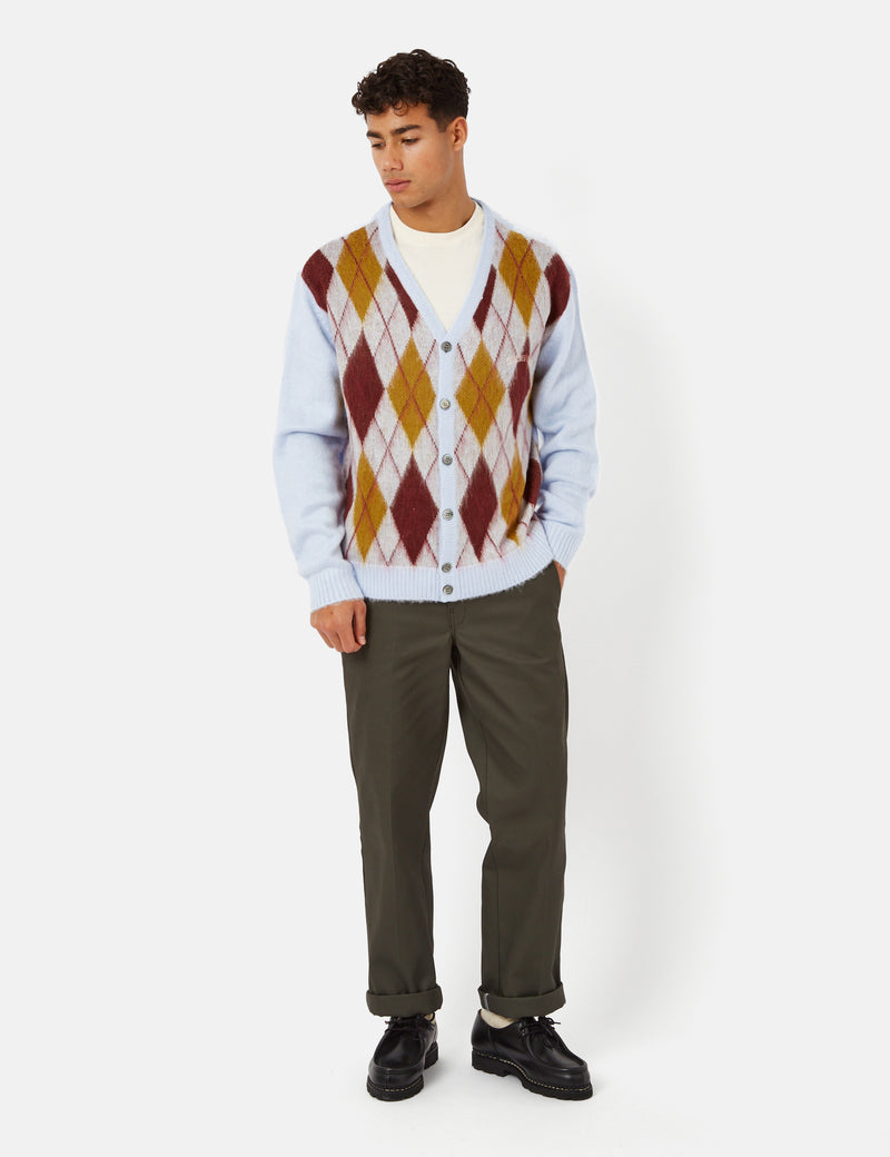 Thisisneverthat Argyle Cardigan - Blau