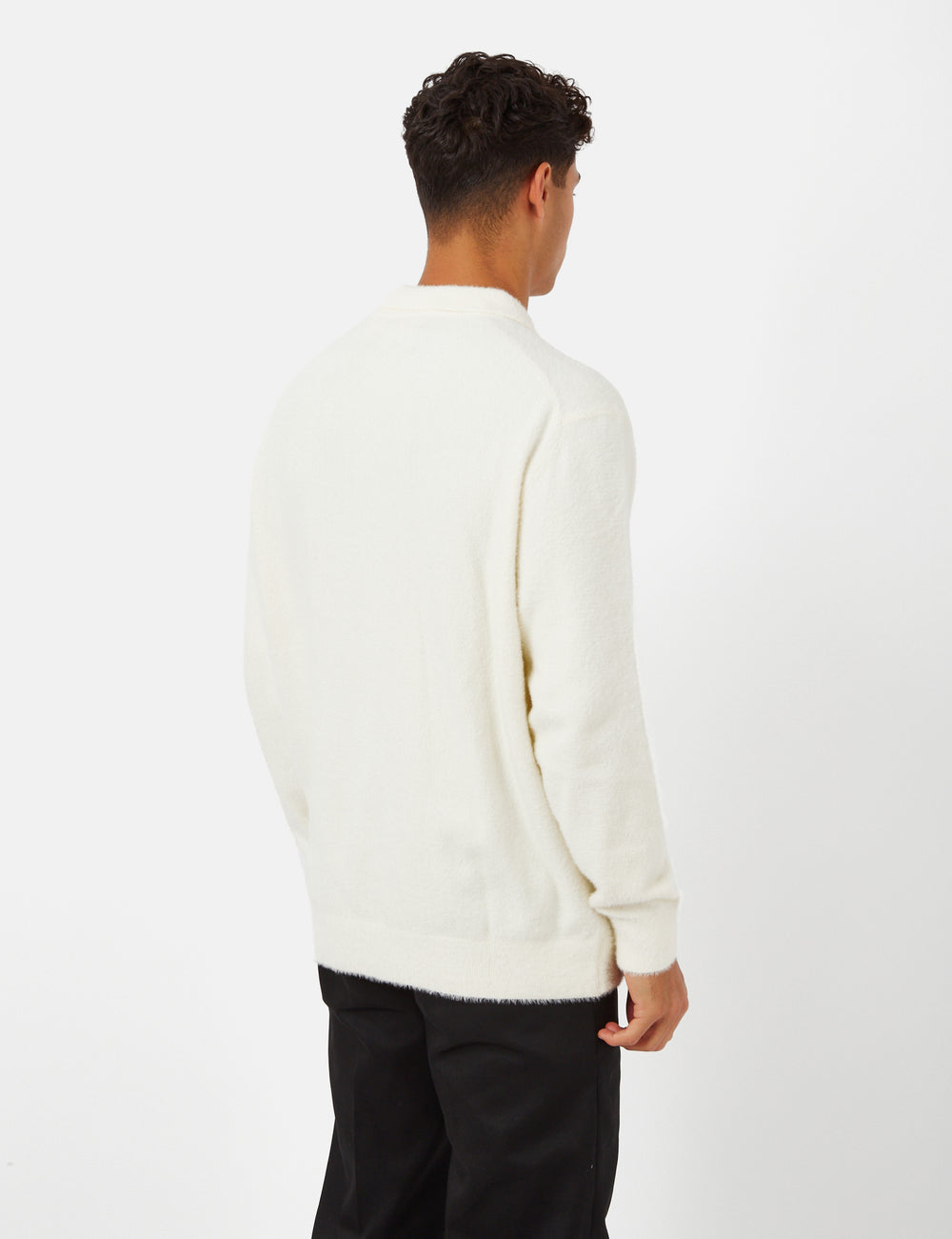 Thisisneverthat E/TLogo Shaggy Polo - Ivory White I Urban Excess