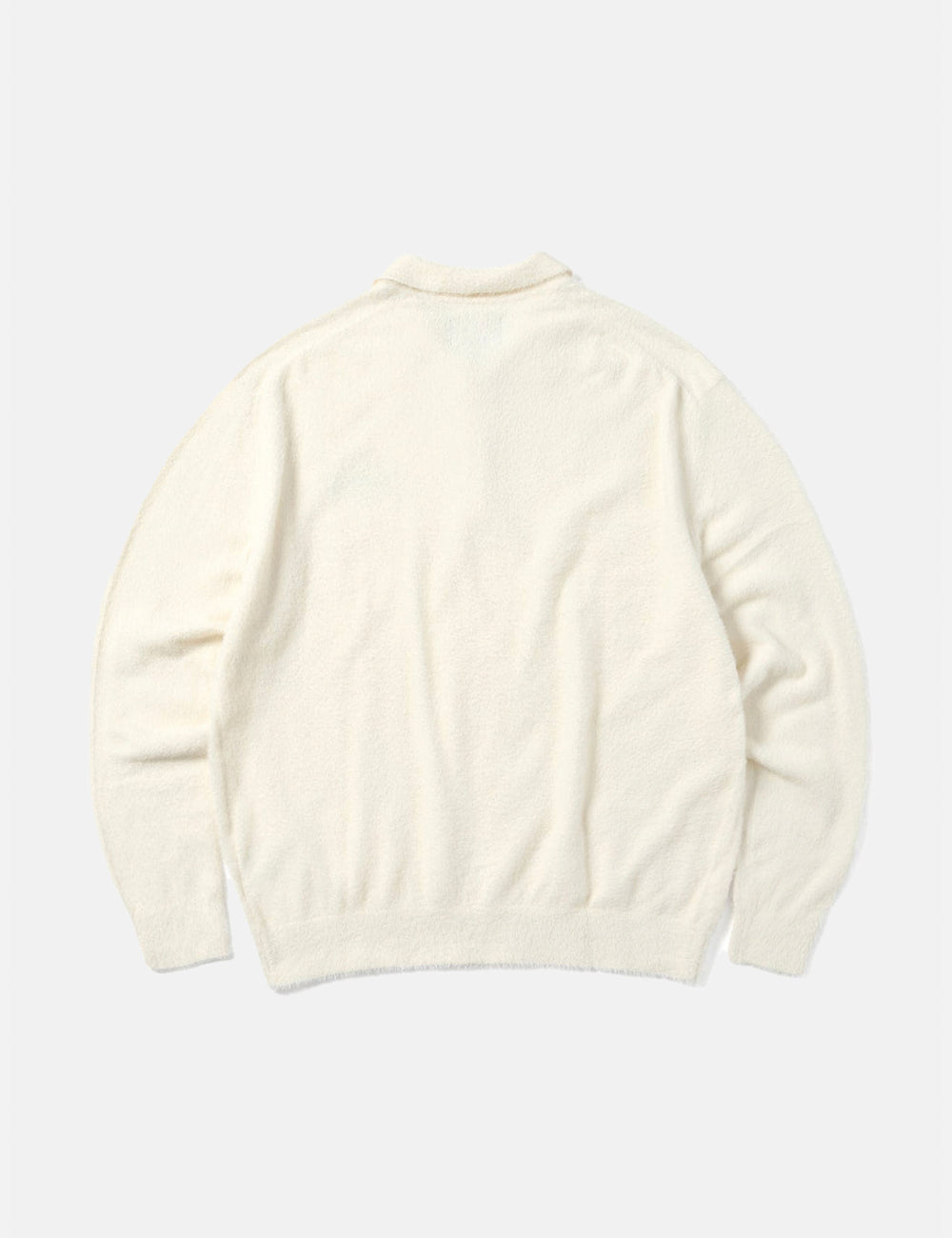 Thisisneverthat E/TLogo Shaggy Polo - Ivory White