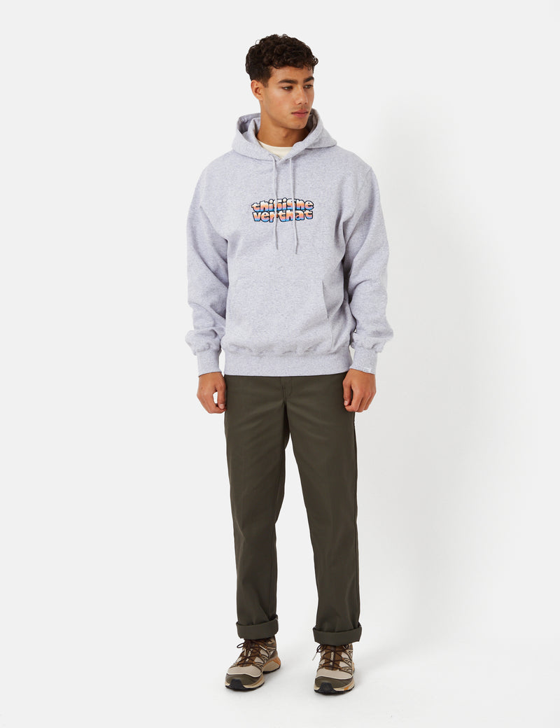 Thisisneverthat Sweat à Capuche Cachalote - Gris Chiné