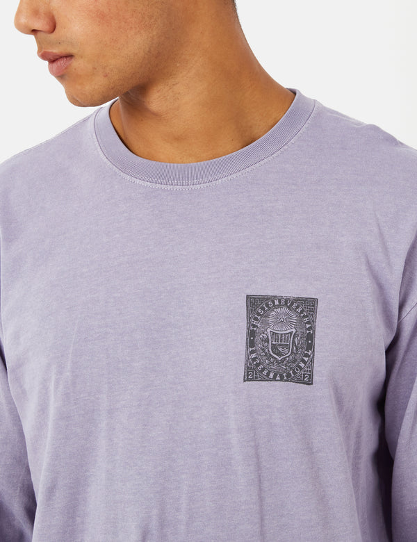 Thisisneverthat Stamp 長袖 T シャツ - Lavender Purple