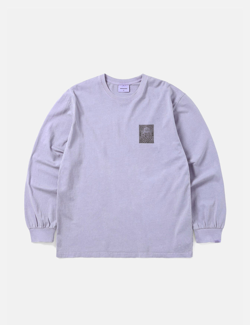 Thisisneverthat Stamp Long Sleeve T-Shirt - Lavender Purple